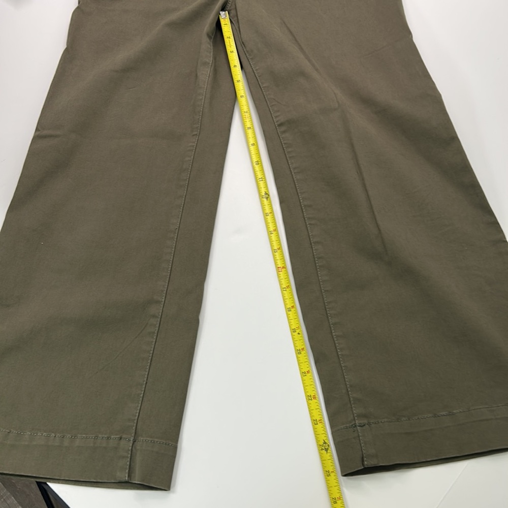 Frame Denim Wide Leg Pants High Rise Army Green Size 27. Never worn. Like New - Picture 7 of 7